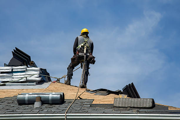 Professional Roofing technician working in Guatay, CA